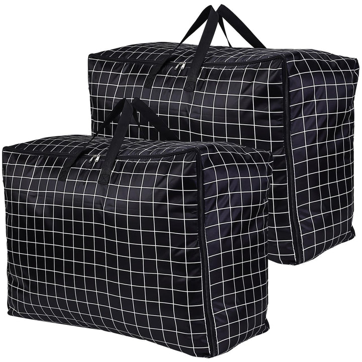 Amosfun Grosse Aufbewahrungstaschen aus Oxford Gewebe 75x50x30cm mit Reissverschluss und Griffen – 2