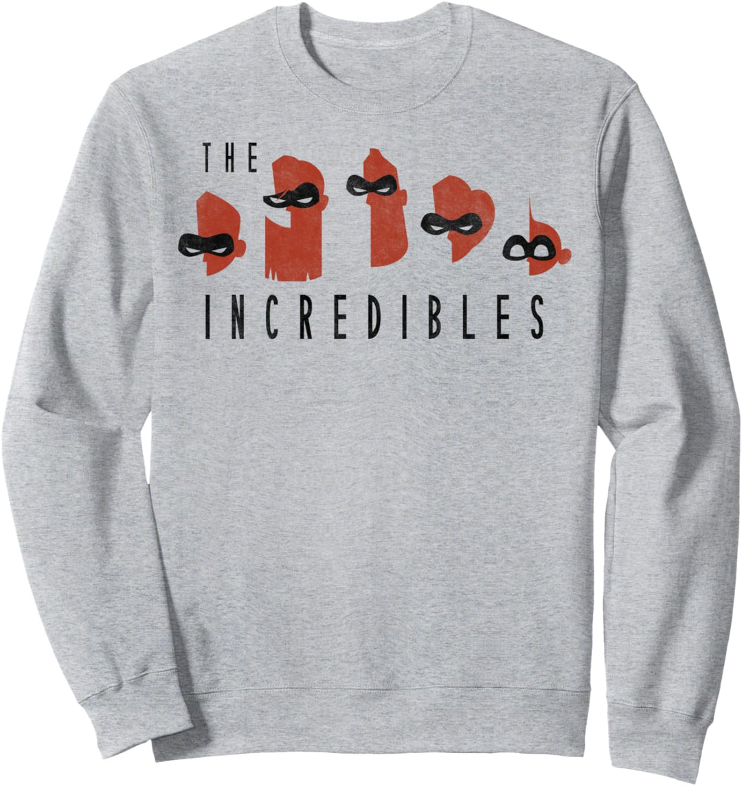 Disney Pixar Incredibles Shadowed Group Shot Sweatshirt