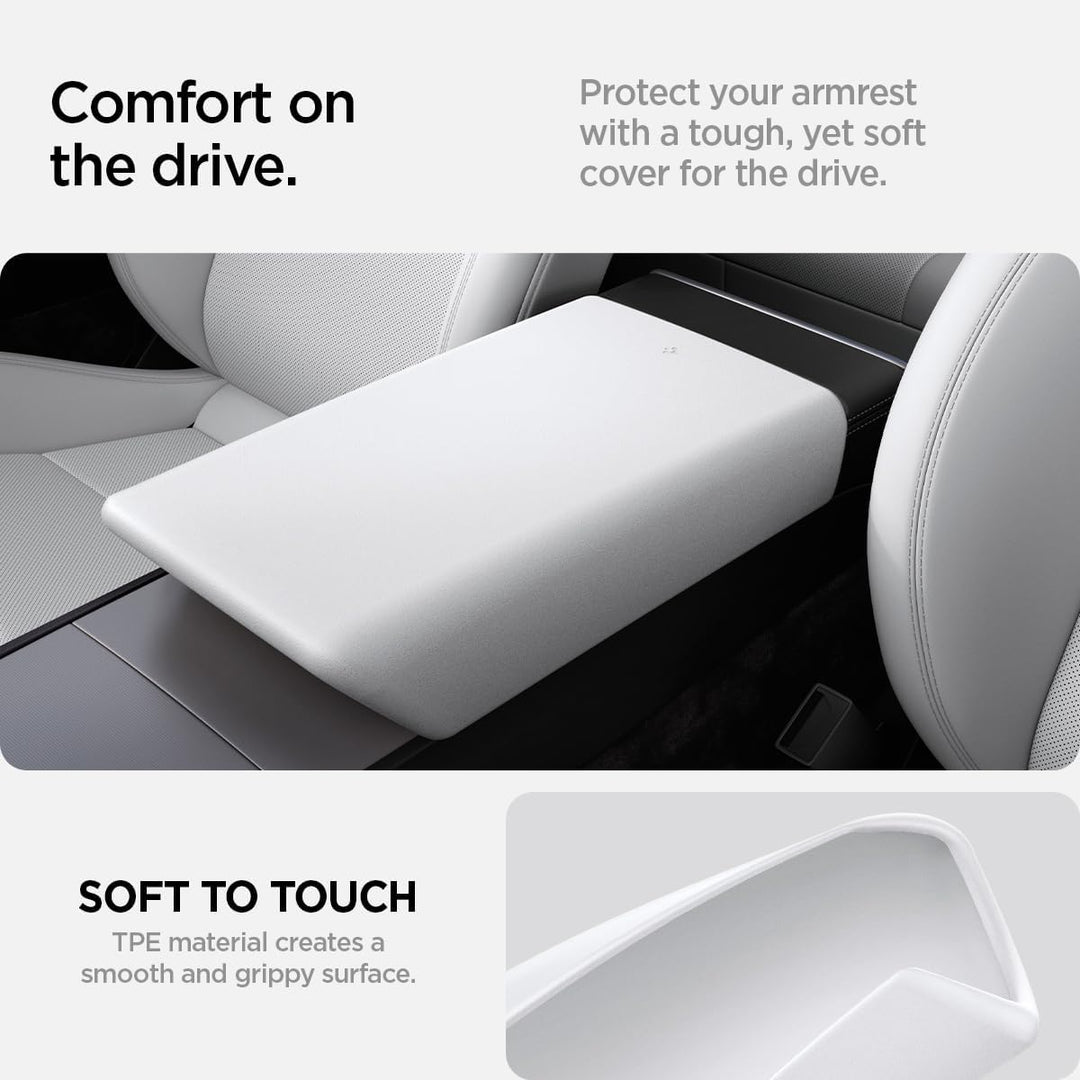 Spigen Tesla Model Y Juniper 2026 Standard & Model 3 Highland 2026 Mittelarmlehne Abdeckung, Armlehn