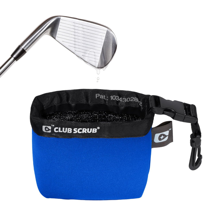 Club Scrub Reinigungsbeutel für Golfschläger und Bälle, wasserdichtes Innenfutter mit Clean-Face-Tec