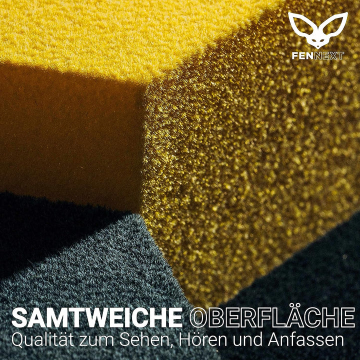 FENNEXT ® Velvet Schallabsorber Wand - Dekorative Hexagon Akustikpaneele für Gaming, YouTube Studio,
