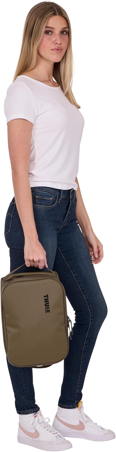 Thule Chasm Grosser Komprimierbarer Ausrüstungswürfel 10l/15l Deep Khaki, 15 15 Deep Khaki, 15 Deep