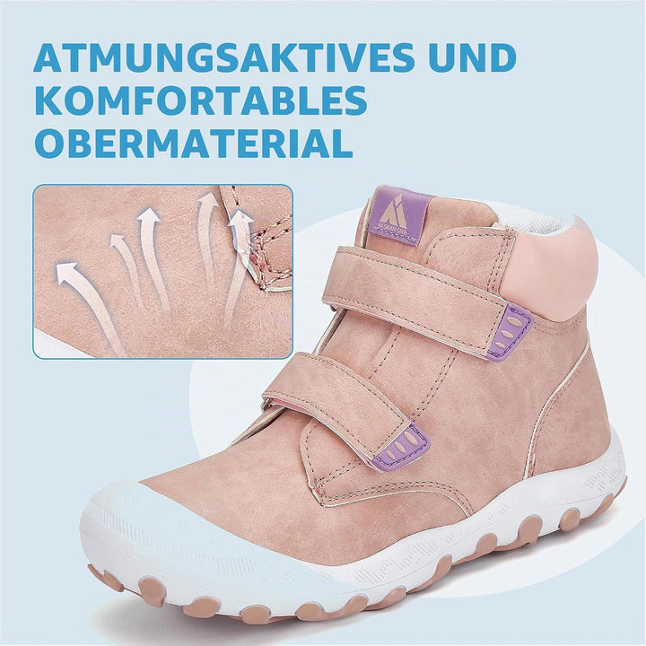 Mishansha Kinder Wanderschuhe rutschfest Leicht Trekking Wanderstiefel für Jungen Mädchen Gr.24-38 3