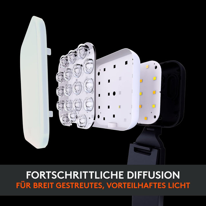 Logitech HD Webcam C270 + Litra Glow Premium Streaming Light with TrueSoft - Grey Grau C270 + Litra