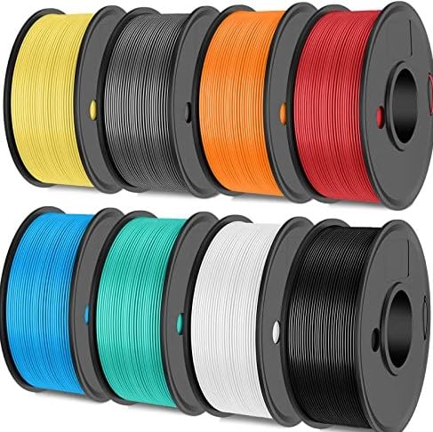 SUNLU 3D Drucker Filament Bündel Multicolor,PLA+ Filament 1.75mm, PLA Plus Filament 2kg, 8 Pack 250g