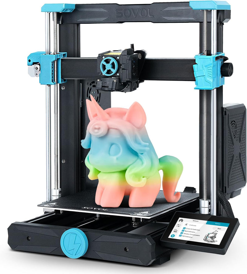 Sovol SV06 ACE 3D-Drucker Open Source, 600 mm/s max. Hochgeschwindigkeit, vollautomatische Nivellier