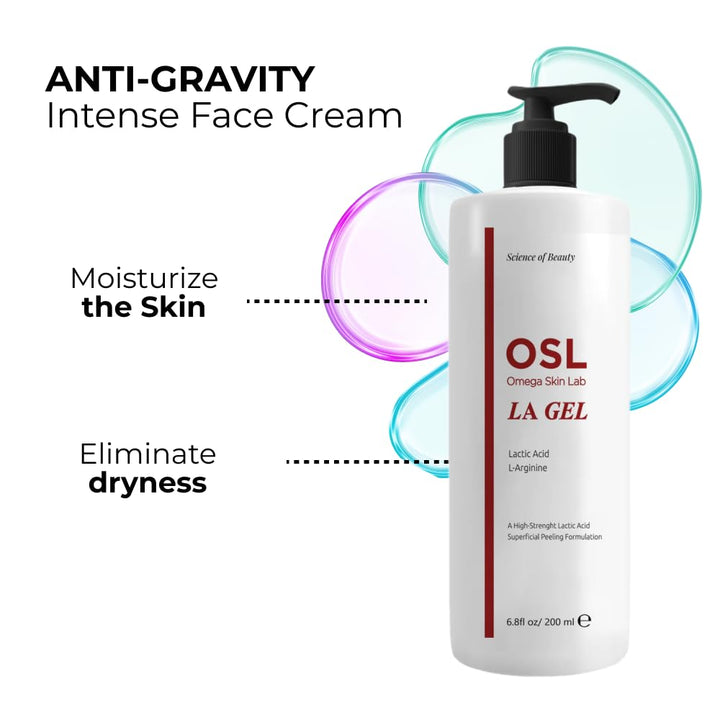 OSL Omega Skin Laboratories La Gel – Sanftes Körperpeeling und Gesichtspeeling, Körperpeeling für Ze