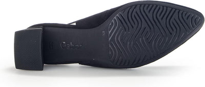 Gabor Damen Slingpumps, Frauen Absatzschuhe,Moderate Mehrweite (G) 35.5 EU Schwarz 47, 35.5 EU Schwa