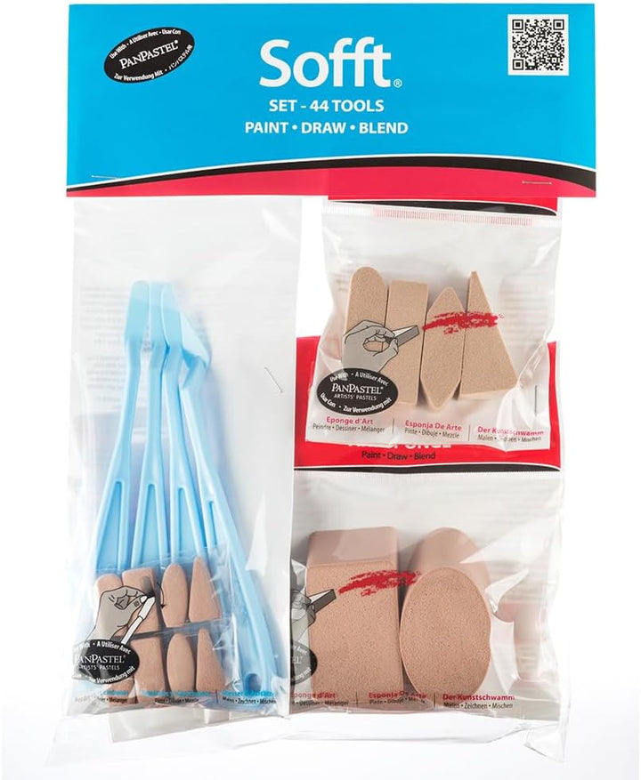 Colorfin PanPastel Sofft Tools Kombinationsset, 44 Stück, 44 Stück (1 Stück)