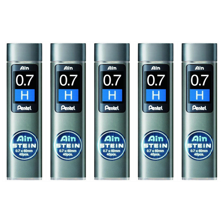 Pentel Ain Stein Druckbleistift führen 0,7 mm H 40 Minen (c277-h) 5 set, 5 set