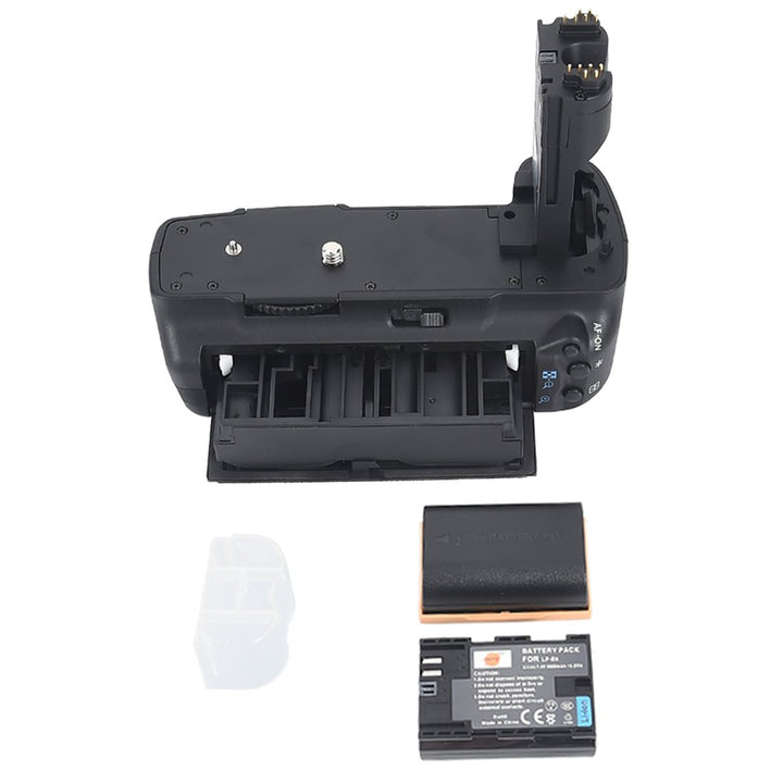 DSTE® Batterie Griff für Canon EOS 5D Mark II 2 SLR Digital Kamera als BG-E6 mit (2 packung) LP-E6