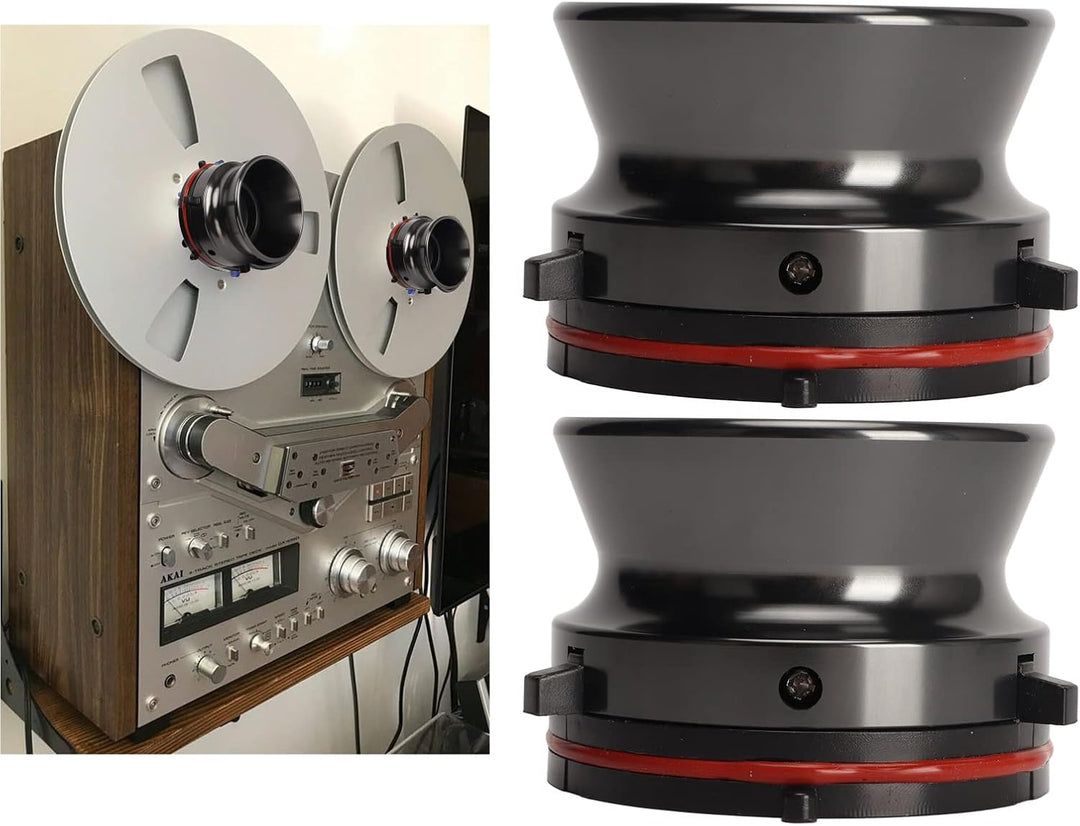 2 STÜCKE Nab Hub Adapter, Poliertes Aluminium Studer ReVox 10 Reel to Reel Tape Opener Universal Lad