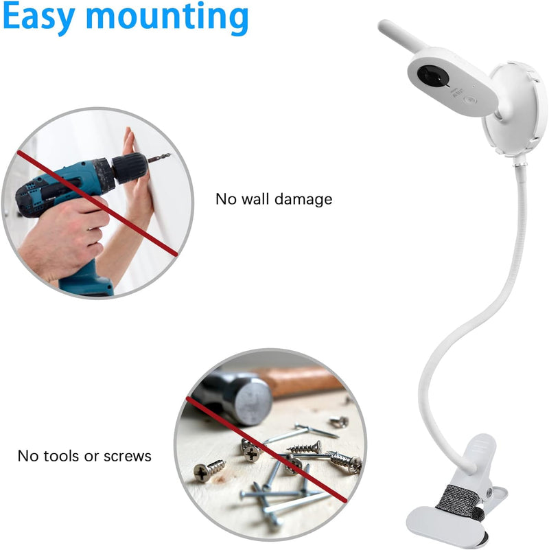 TIUIHU Video Baby Monitor Holder Suitable for Philips Avent Baby Monitor SCD843/26, SCD833/26, SCD63