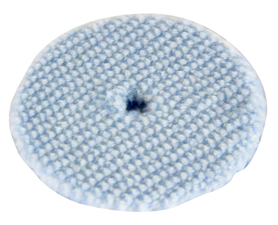 2 Stück Rupes Bigfoot BLAUE Woll Pads Grob 80/90mm für LHR75e