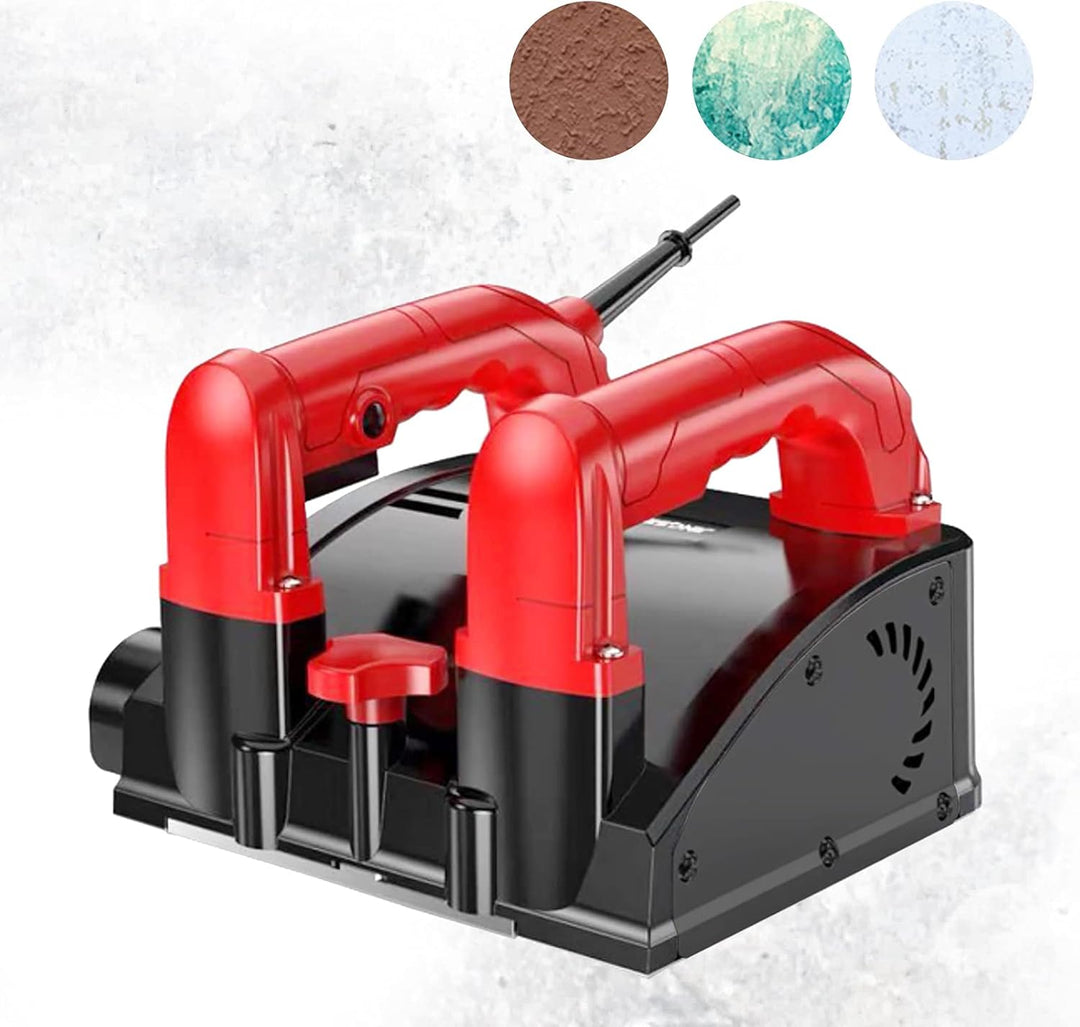 1200W Putzfräsmaschine für Wandrenovierung | Ergonomische Griffe | Hohe Effizienz | Staubfreies Arbe