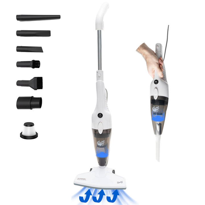 S12 Staubsauger – 16 kPa Saugkraft, 1,5 kg Leichtgewicht, 1,2L Staubbehälter, 650W Motor, 5m Kabel –