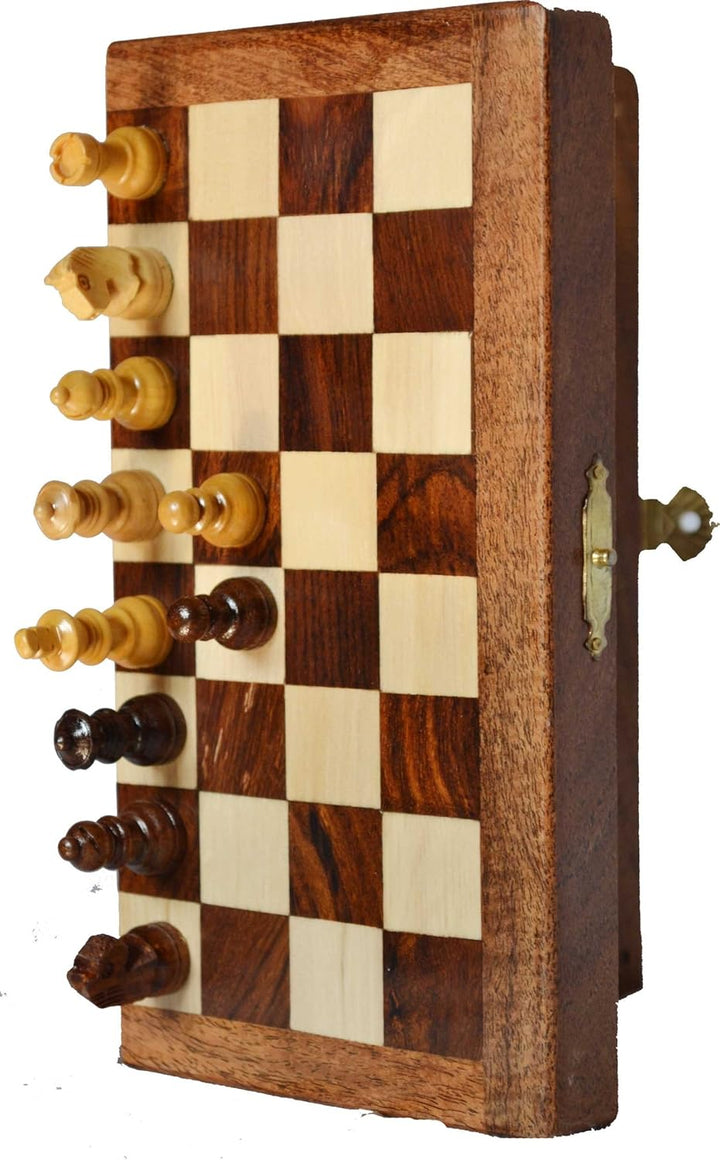 12" Hölzerne Magnetische Hand Gemacht Mainboard-schachspiel