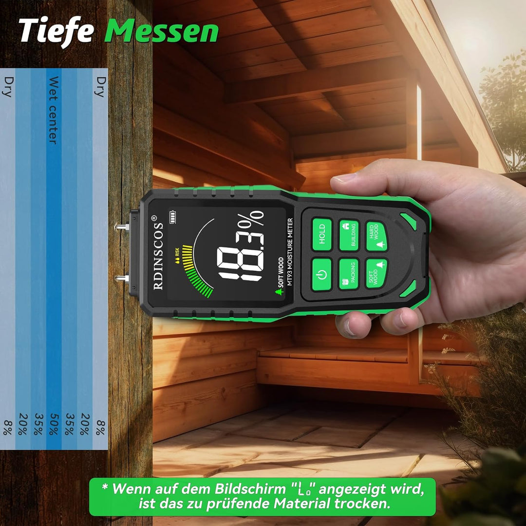 Feuchtigkeitsmessgerät Feuchtigkeitsmesser Detector Feuchtigkeitsdetektor Detector Feuchtigkeitsdete