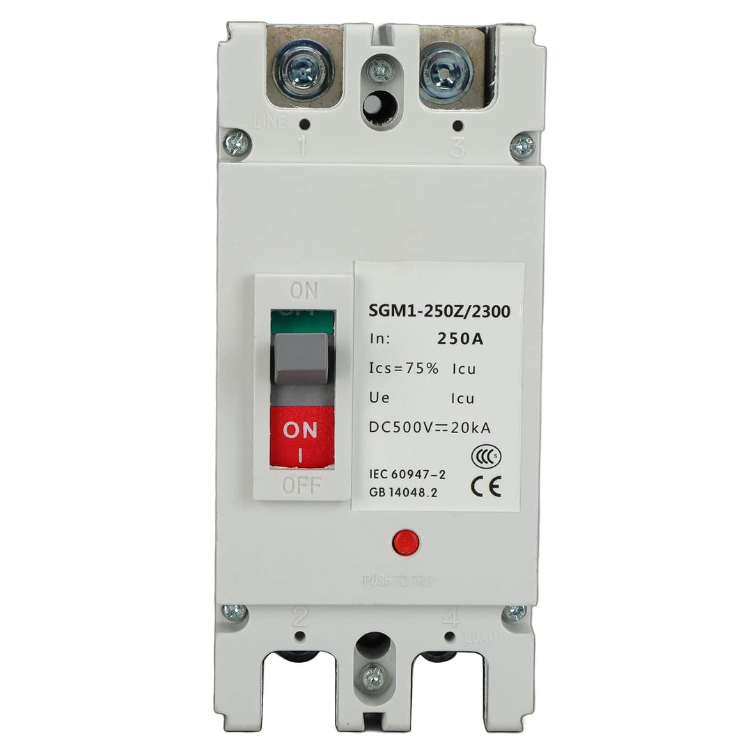 DEWIN DC-Leistungsschalter, Leistungsschalterschutz 2P MCCB Solarbatterieschutzschalter Isolatorschu