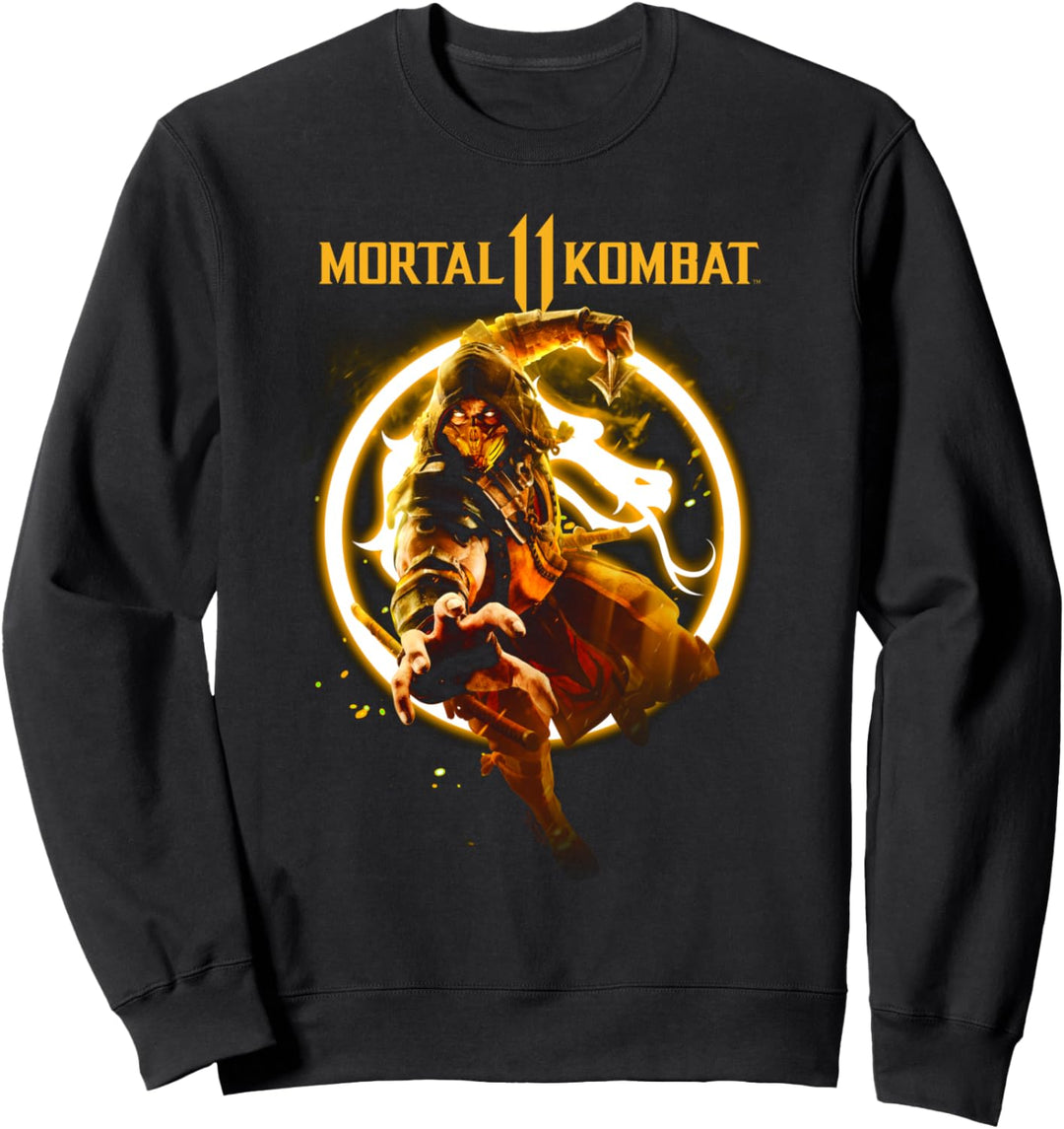 Mortal Kombat 11 Scorpion Flames Sweatshirt