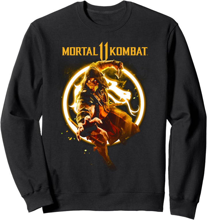 Mortal Kombat 11 Scorpion Flames Sweatshirt