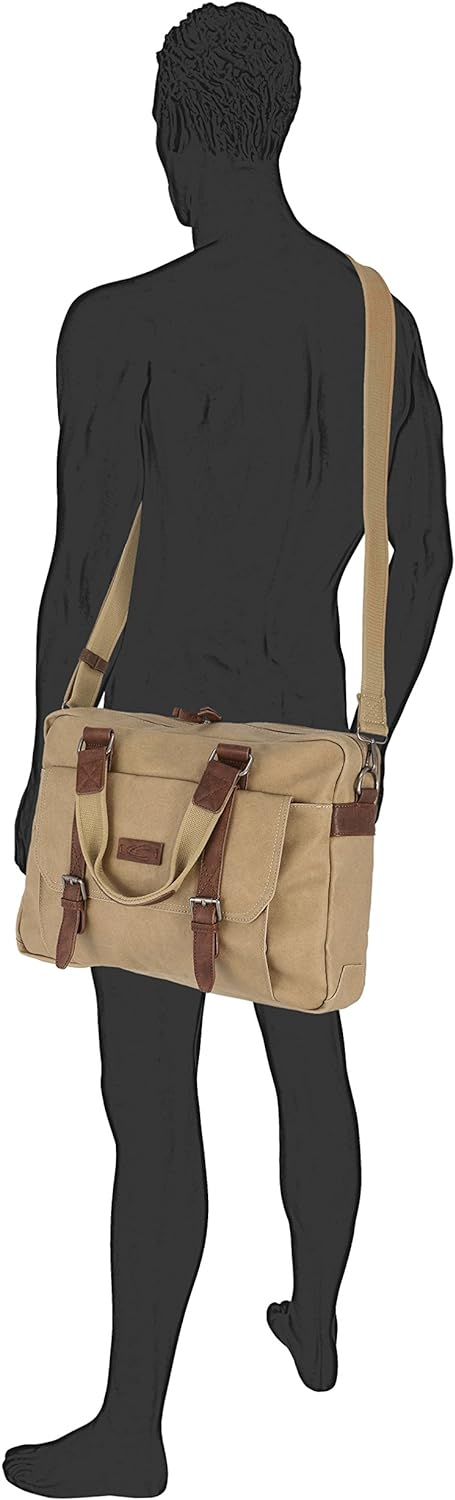 camel active bags Journey Herren Umhängetasche Crossbody Bag Klein 16 x 8 x 21,5 Beige, 16 x 8 x 21,