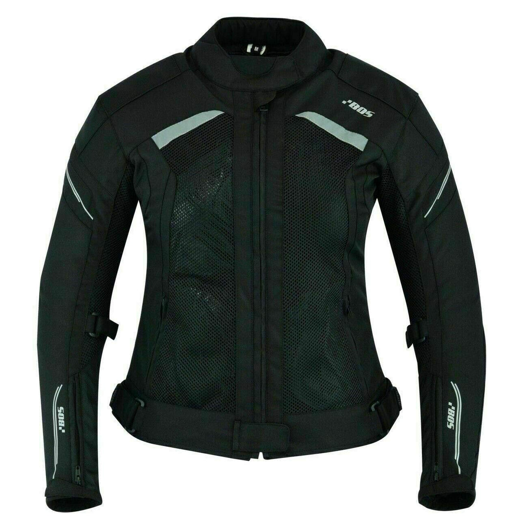 BOSmoto Motorradjacke Herren | Leichte, e Sommer Mesh Motorcycle Stadt Textiljacke Männer mit CE Sch