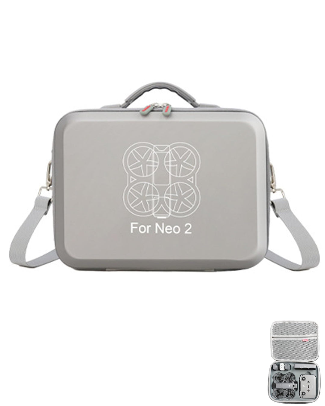 Aufbewahrungstasche kompatibel mit DJI Neo 2 Fly More Combo, tragbare Reise-Aufbewahrungstasche für
