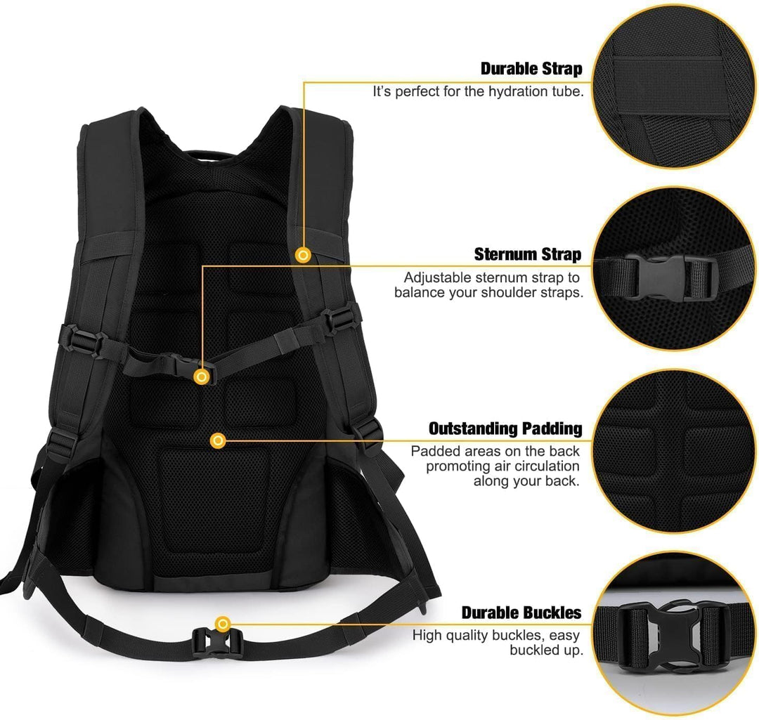 Mardingtop 35L Rucksack Herren Taktischer Wanderrucksacke Outdoor Survival Ausrüstung Trekkingrucksa
