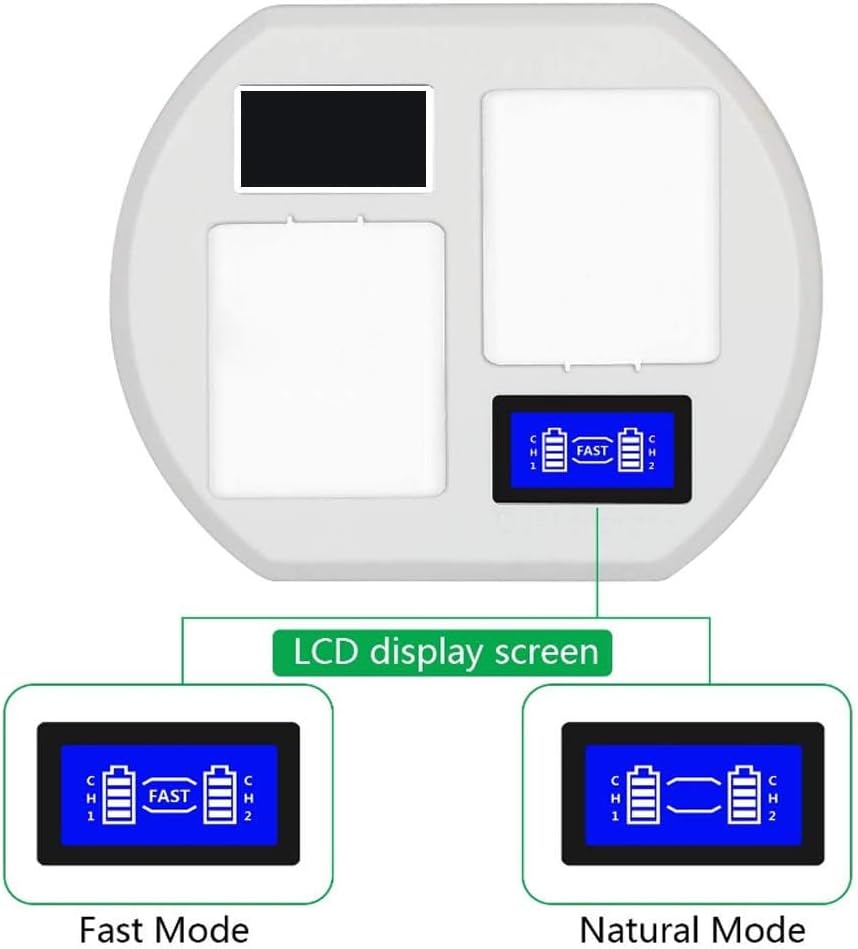 Dpofirs Akkuladestation Akku-Schnellladegerät für ArloSecurity Light, Arlo Pro Smart Home Kameras, A