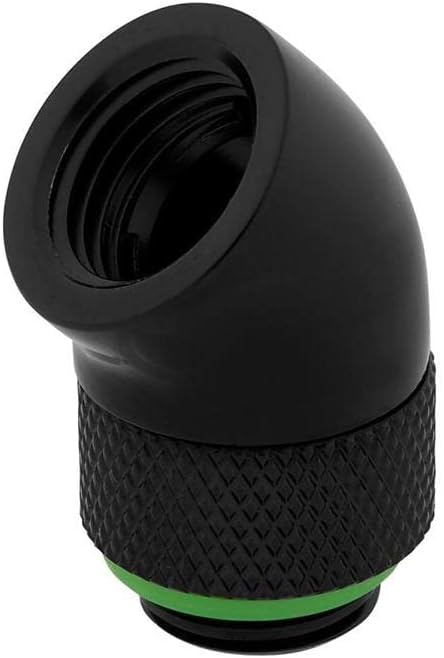 Corsair Hydro X Series, 45° Adapter drehbar Doppelpack (Standard-G1/4"-Gewinde (BSPP) Messing Gefert