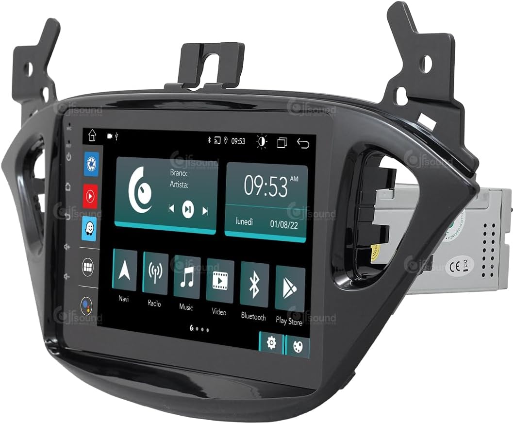 Personalisiertes Autoradio für Opel Corsa E Android GPS Bluetooth WiFi USB DAB+ Touchscreen 8" 8core