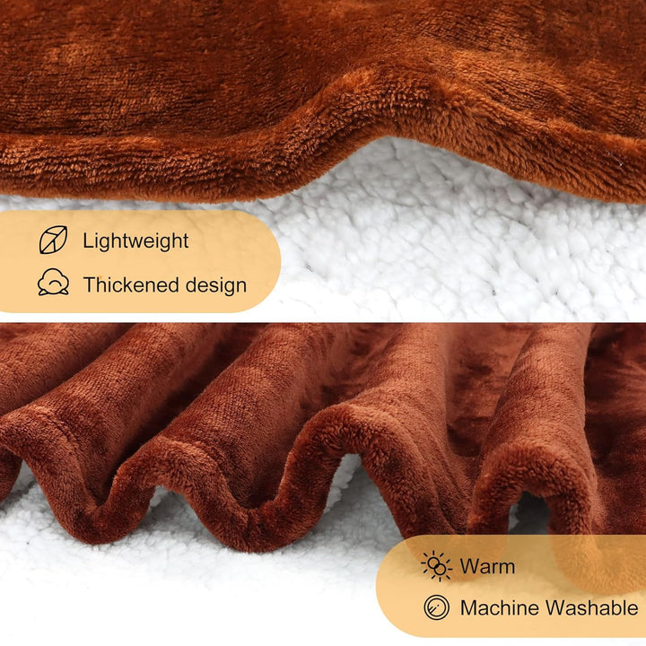 MSISILY Decke mit Kapuze und Ärmeln, Tragbare Decke Kuscheldecke Flauschig, Hochlandrind Geschenk fü