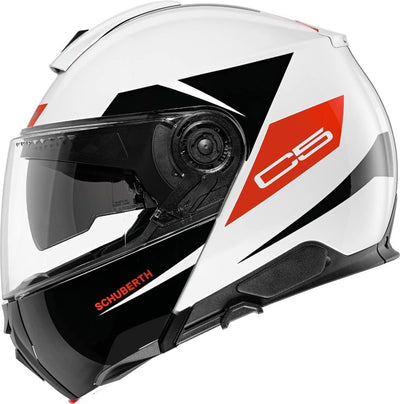 Schuberth C5 Eclipse Klapphelm (Red,XL (61)) XL 60/61 Eclipse Red, XL 60/61 Eclipse Red
