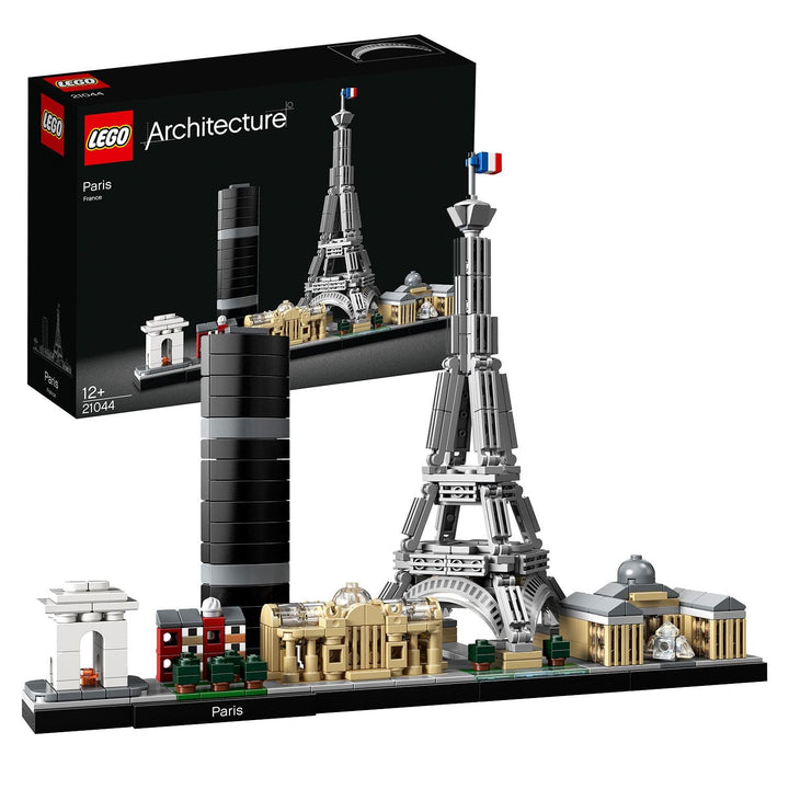 LEGO Architecture Paris, Modellbausatz mit Eiffelturm, Champs-Élysées und Louvre-Modell, Skyline-Kol