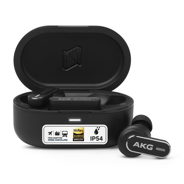 AKG N5 Hybrid TWS Headset – Kabelloser kristallklarer Sound, True Adaptive Noise Cancelling, Zoom-ze
