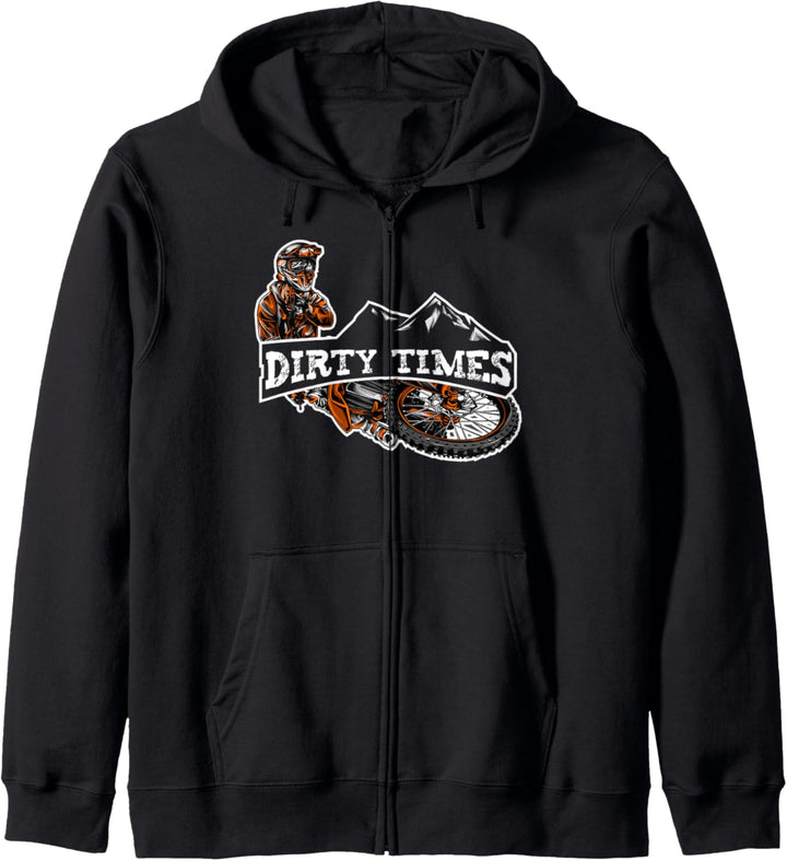 Dirt Bike Supercross Geschenk - Biker MX Motocross Kapuzenjacke