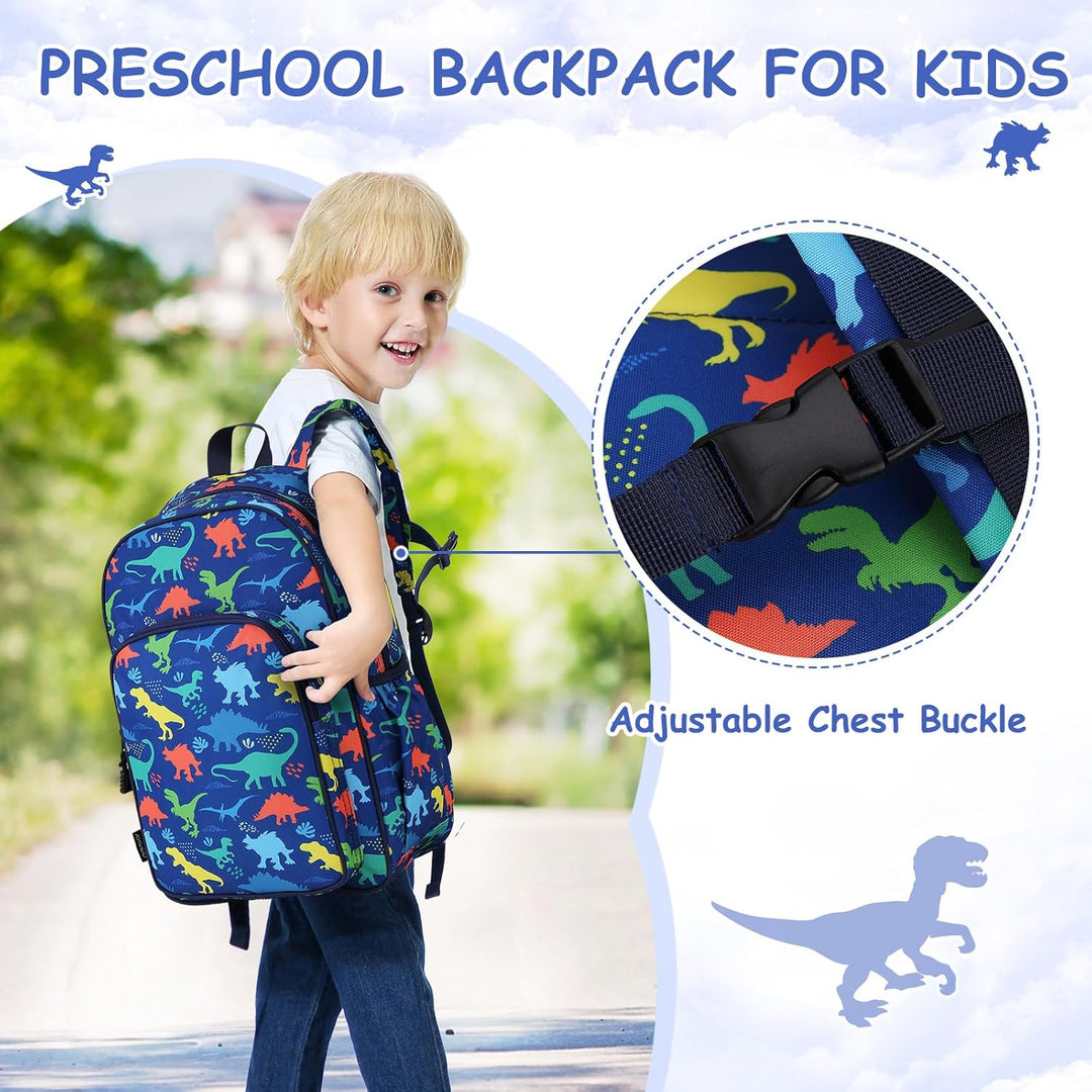 RAVUO Kinderrucksack Jungen,Niedlich Kinder Rucksack Schulrucksack für 6-9 Jahre Vorschulrucksack Ki