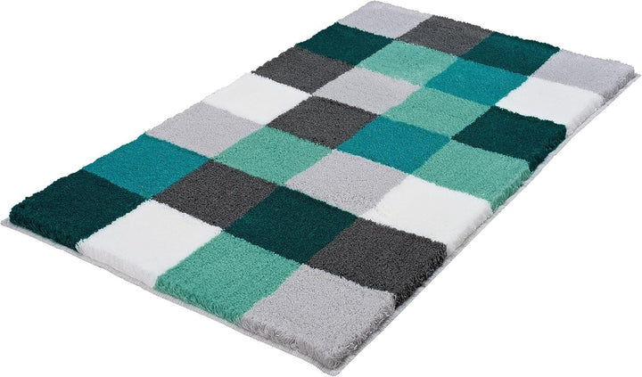 Kleine Wolke 5426675382 Badteppich Caro, 60 x 105 cm, Petrol, 4004478230545 Petrol 60 x 105 cm, Petr