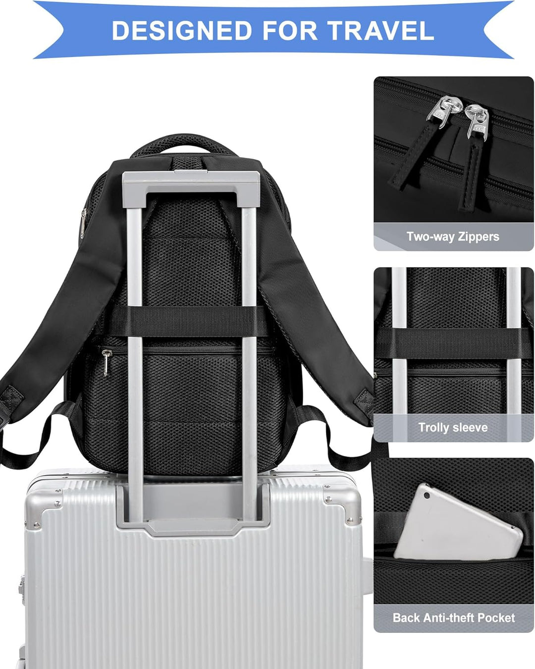 SZLX Vakuum Rucksack Ryanair Handgepäck 40x30x20 Wizzair Rucksack 40x20x25 für Ryanair Reiserucksack