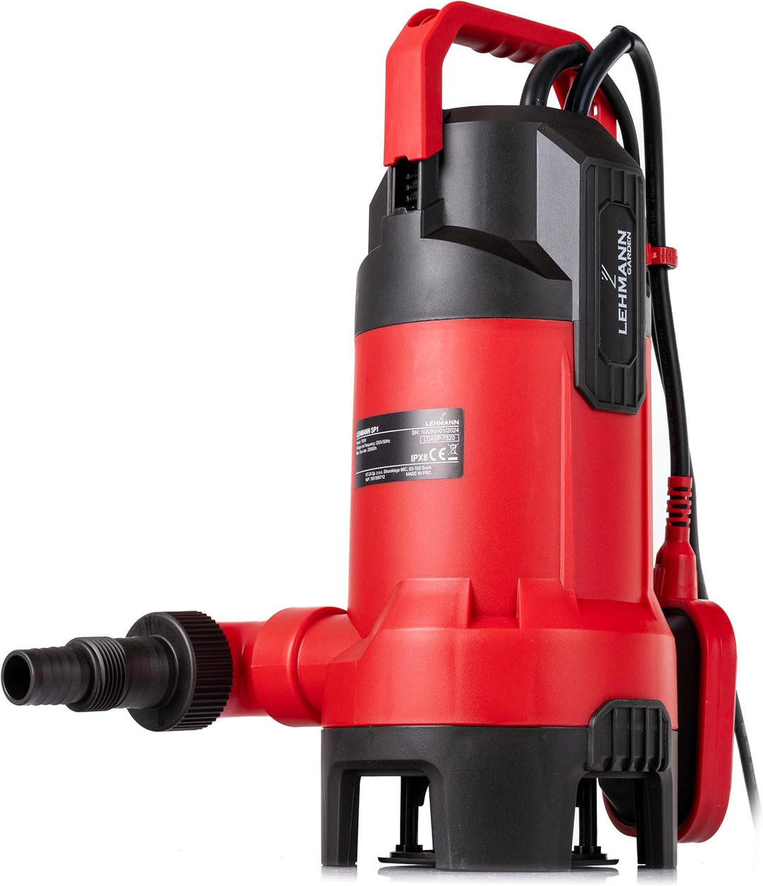 Lehmann Tauchpumpe für Schmutz- und Reinwasser, (750 W, Förderleistung 13.500 l/h, max. Förderhöhe 1