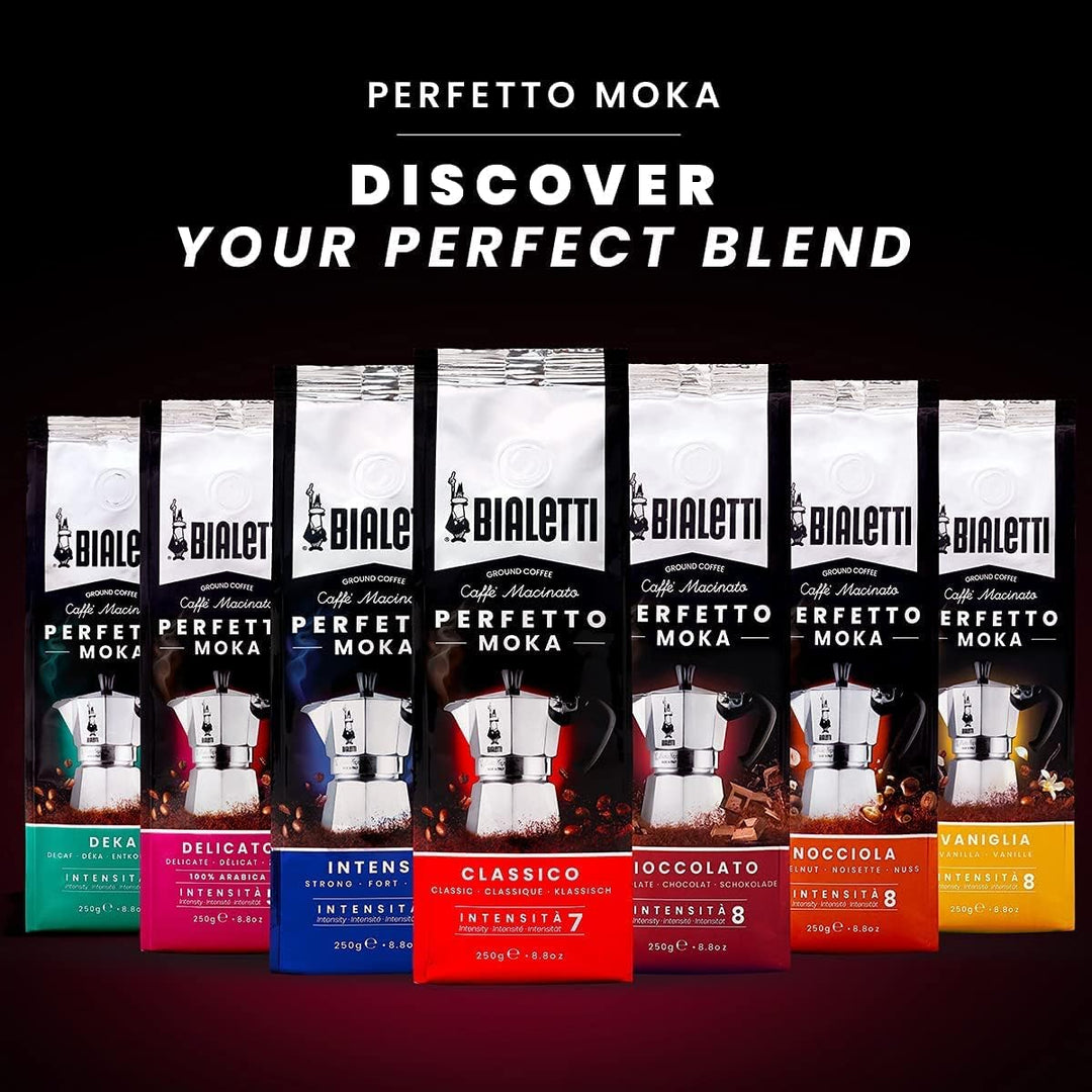 Bialetti Kaffeepresse Preziosa, French Press Filter für Kaffee oder Tee, 1 Liter, 8 Tassen & Perfett