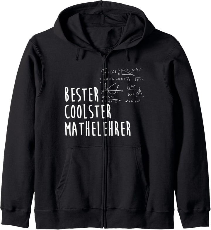 Coolster Mathelehrer Mathematik Schule Lehrer Gymnasium Kapuzenjacke