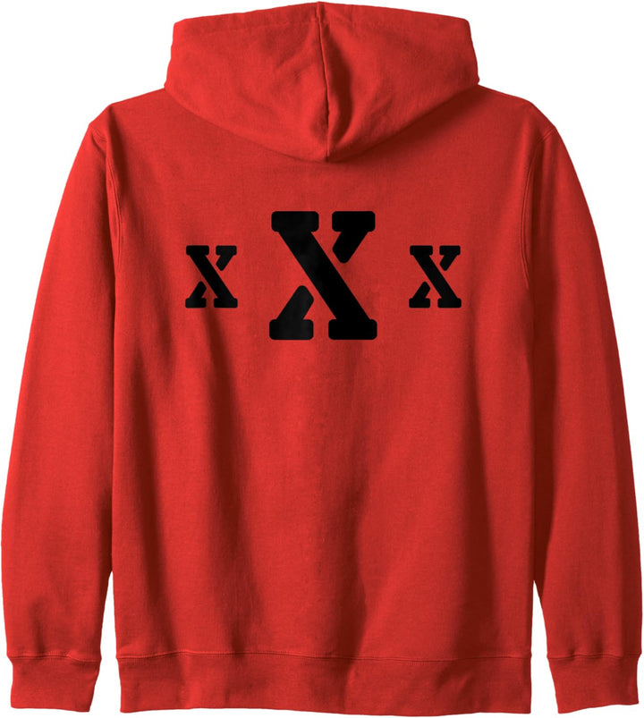 straight edge - xxx Kapuzenjacke