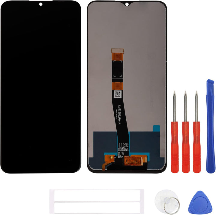swark LCD Display Kompatibel mit Moto G50 5G (Schwarz ohne Rahmen) Touchscreen Bildschirm Digitizer