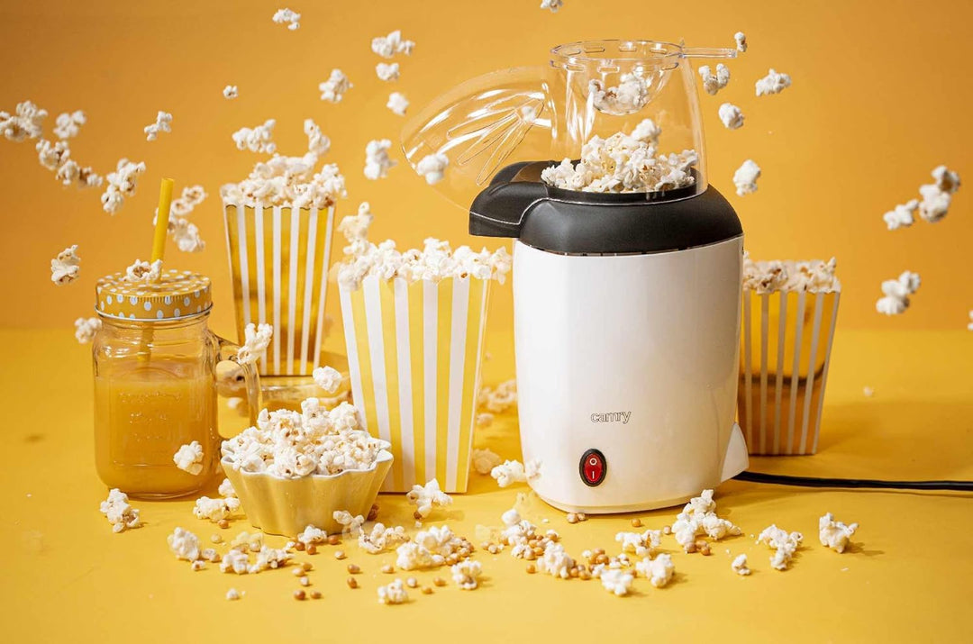 Camry CR 4458 CR4458 Popcorn Popcornmaschine, Kunststoff, weiss