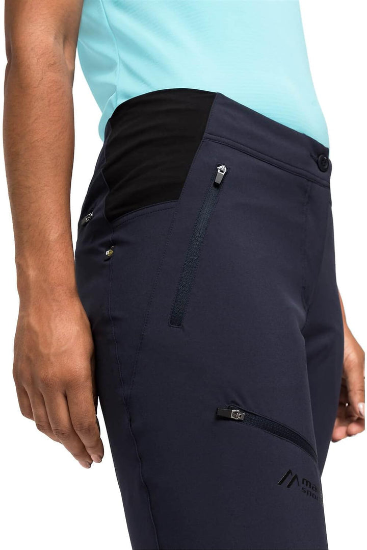 Maier Sports Damen Caprihose Latit Vario Marine 40, Marine 40