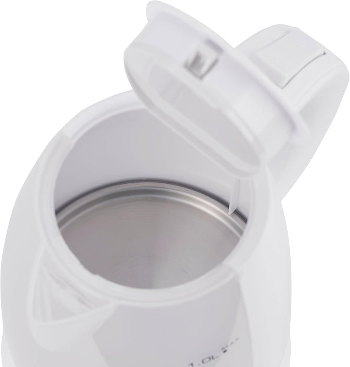 Mesko MS1276 Elektrischer Wasserkocher 1 Liter, Kabellos, BPA-frei, Klein Teekocher Schnurlos, Autom