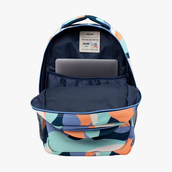 MILAN Unisex Kinder The Fun Blau Rucksack, bunt, L
