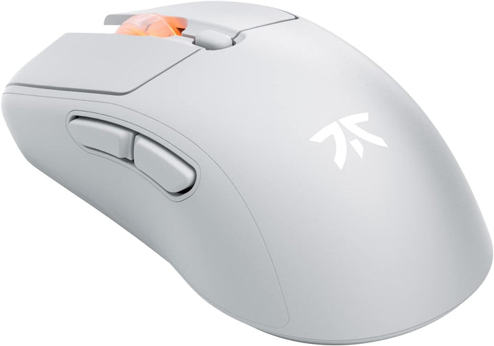 Fnatic BOLT Weisse Kabellose Gaming Maus – Pixart 3370 Sensor, 69g, WiFi & Bluetooth, Akkulaufzeit 1